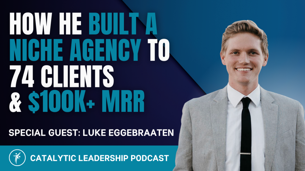 Luke Eggebraaten and Dr. William Attaway discuss how to build a niche agency to 74 clients and $100K+ MRR through leadership, systems, and clarity.